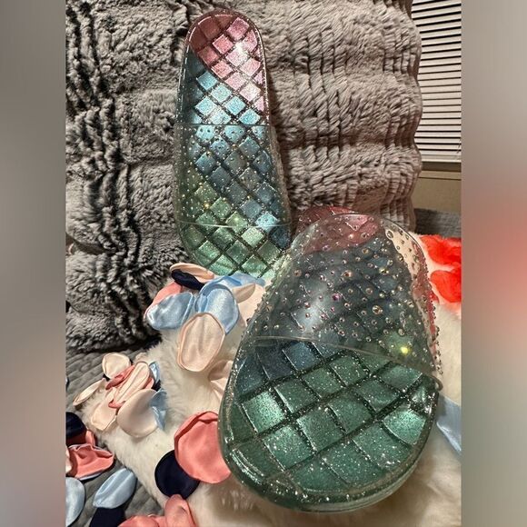 Mudd Claudia Clear Pool Slide Sandals women size:9 - Picture 9 of 17